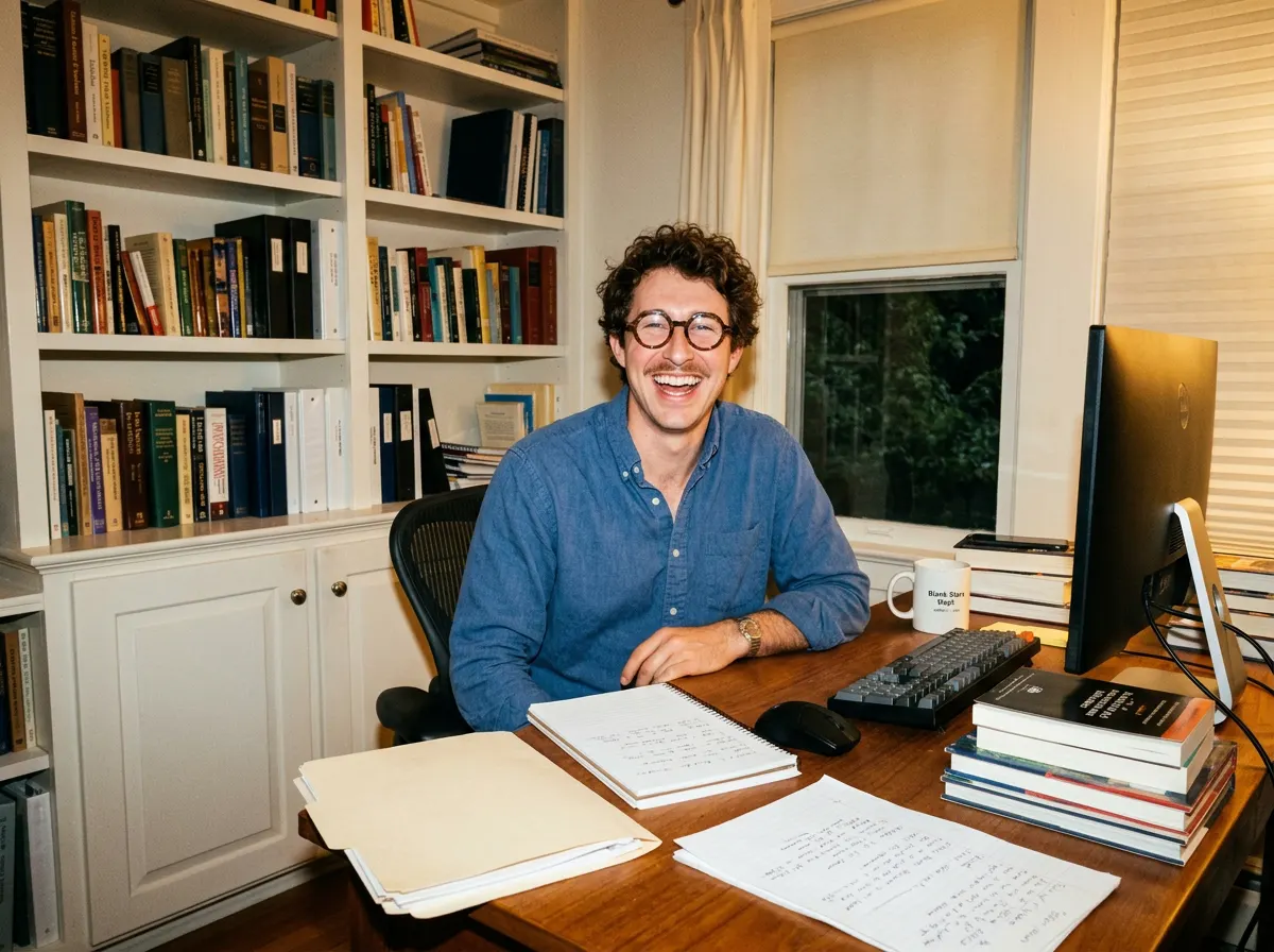 Un manager indépendant dans son bureau